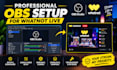 professionally set up obs for your whatnot livestream