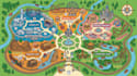 create theme park wayfinding, trail, guest navigation and park map