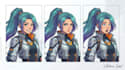 create a professional oc character reference and model sheet