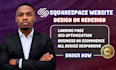 build squarespace website squarespace design squarespace redesign squarespace