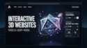 create an interactive 3d website with threejs, gsap, webgl and animations