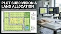 prepare real estate plot subdivision plan, land allocation analysis