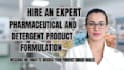 be your formulation chemist for cosmetics, detergents, pharmaceutical
