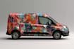 vehicle wrap design, car wrap design, van wrap design