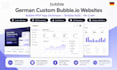 do german custom bubble io website,bubble mvp app developer,bubble saas no code