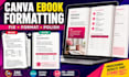 format and fix your canva ebook, PDF, workbook or lead magnet