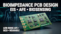 design bioimpedance pcb, eis circuit, analog front end and wearable elect