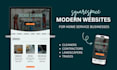 design a modern website for your home service business