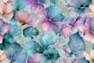 create unique watercolor seamless pattern design