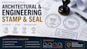 design professional architectural engineering stamp and seal
