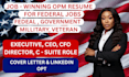 write an ats friendly federal resume for usajobs