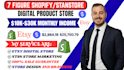 setup 7figure shopify digital product store etsy shop stan store digital store