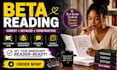 beta read your romance, fantasy, or fiction manuscript