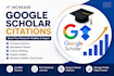 build backdated google scholar citations, write and publish research article