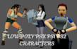 create rig and animate low poly characters retro game models ps1 ps2 n64 psx