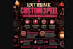 cast powerful custom spell for any situation wish spell custom spell casting