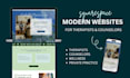 design a modern website for therapists and counselors
