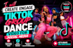 create engaging tiktok group dance videos for social media