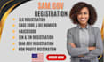 do sam gov registration llc, get uei cage code, government contract