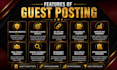 do SEO guest post backlink, high da guest post service