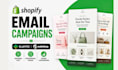 create shopify email campaigns in klaviyo or mailchimp