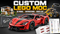 create custom lego moc, lego technic model and instructions
