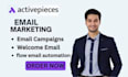 setup activepieces email campaigns welcomes email flow email automation