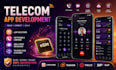 develop or rebrand esim app, linphone app, softphone app, telecom saas, sms app