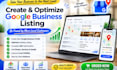 create and optimize google business listing