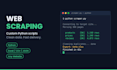 build a custom web scraping script in python