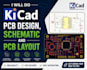 do kicad pcb design, schematic and pcb layout