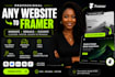 migrate wordpress, webflow, figma, wix, squarespace to framer, framer migration