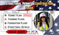 create structural permit drawings for residential and commercial projects