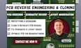 pcb reverse engineer pcb cloning pcb redesign schematic review modify pcb layout