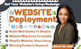 migrate vercel website to shopify, replit to netlify, design shopify store
