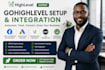 setup ghl fb meta google ads tracking gohighlevel yext integration ghl dashboard