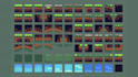 pixel art tileset background sprite sheet rpg map 2d top down game assets