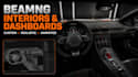 create realistic beamng interiors, dashboards, and animations
