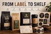 design coffee label, coffee bag packaging and coffee product packaging