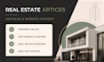write seo real estate articles, property blogs and website content