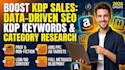 do amazon kdp keyword research and metadata strategy to rank your book