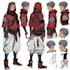 draw custom character sheet, reference sheet design in anime
