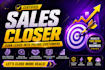 be your high ticket sales closer b2b sales rep appointment setter