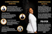 design funeral program, memorial flyer and obituary