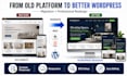 migrate wix squarespace blogger website to wordpress and redesign your website