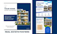 design professional real estate poster and flyer