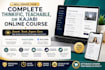 create a complete course for thinkific, teachable, or kajabi