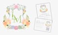 create bespoke wedding monogram, crest, or initial logo