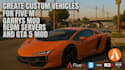 create custom vehicles for fivem garrys mod redm servers and gta 5 mod