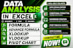 do ms excel data analysis and formulas